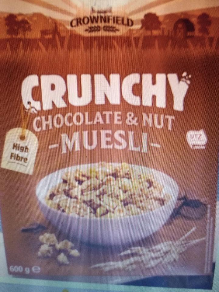 Fotografie - Crunchy chocolate & nut Muesli Crownfield