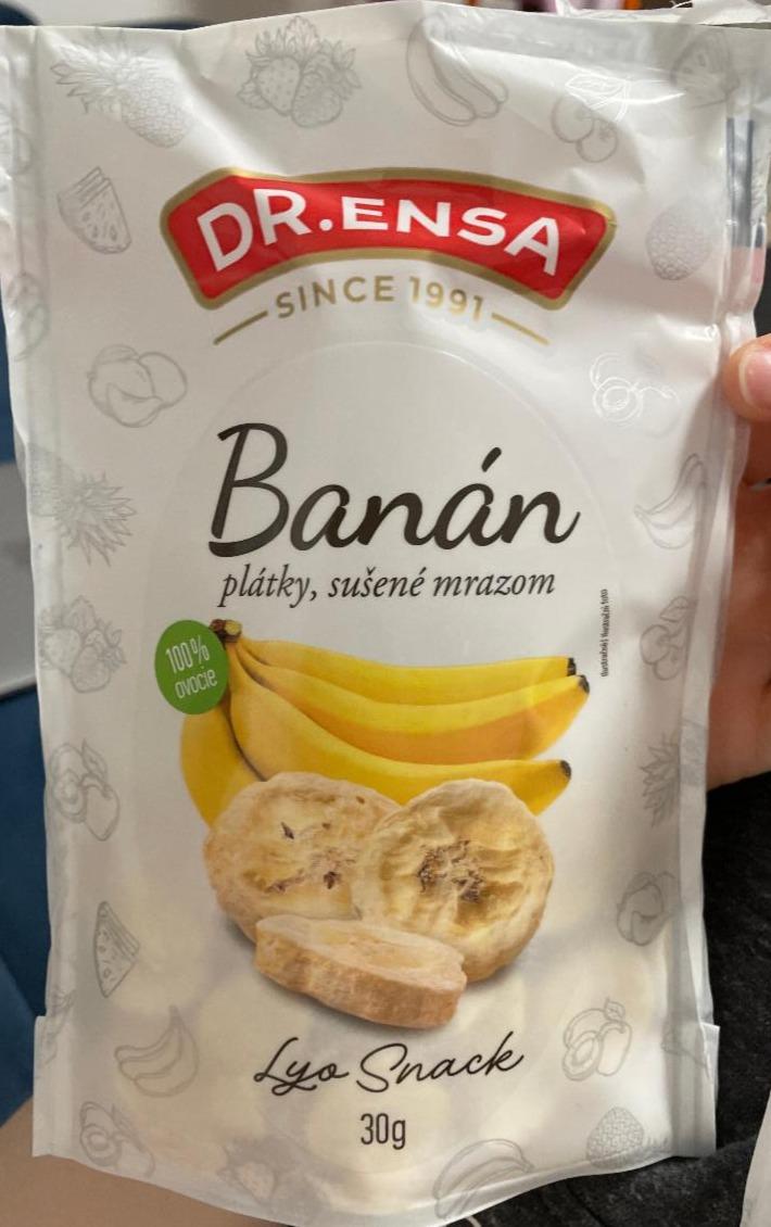 Fotografie - Banán plátky sušené mrazom Dr.Ensa