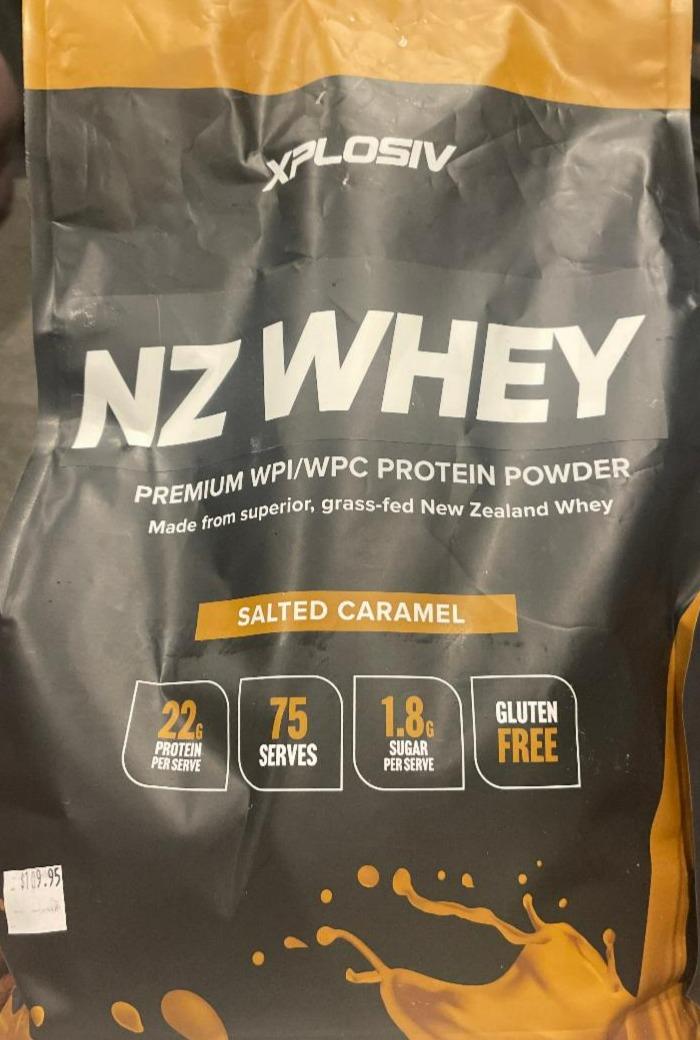 Fotografie - NZ Whey Protein powder Salted Caramel XPlosiv