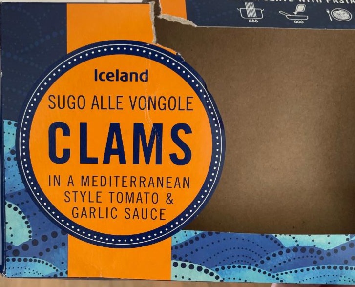Fotografie - Clams in a Mediterranean Style Tomato & Garlic Sauce Iceland