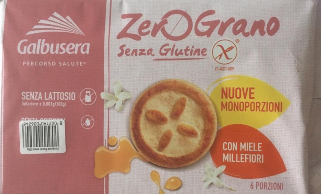Fotografie - Zerograno senza glutine con miele millefiori Galbusera