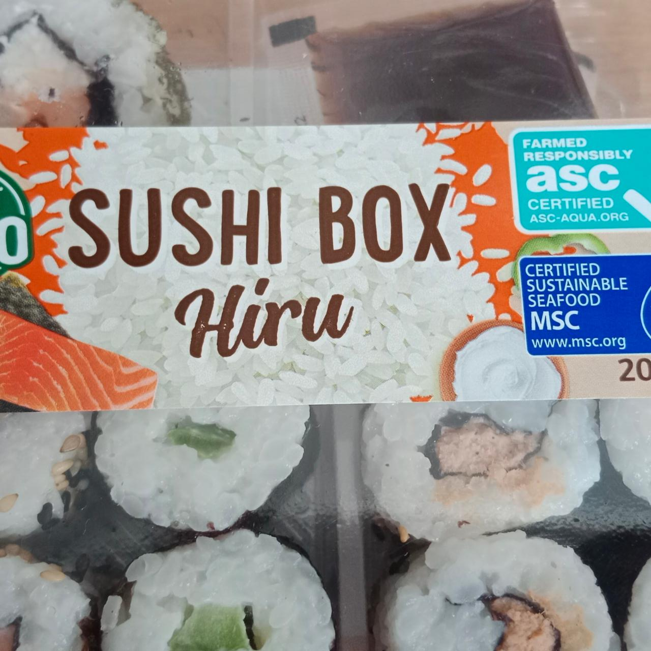 Fotografie - sushi box hiru Lidl