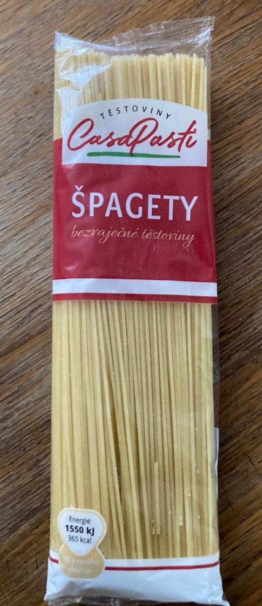 Fotografie - Špagety bezvaječné těstoviny CasaPasti