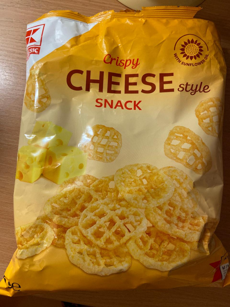 Fotografie - crispy cheese style snack K-Classic