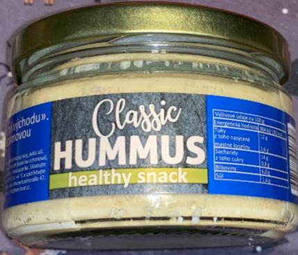 Fotografie - Classic Hummus original Tajemství východu healthy snack