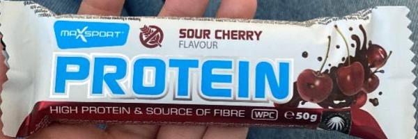 Fotografie - Protein bar sour cherry flavour Maxsport