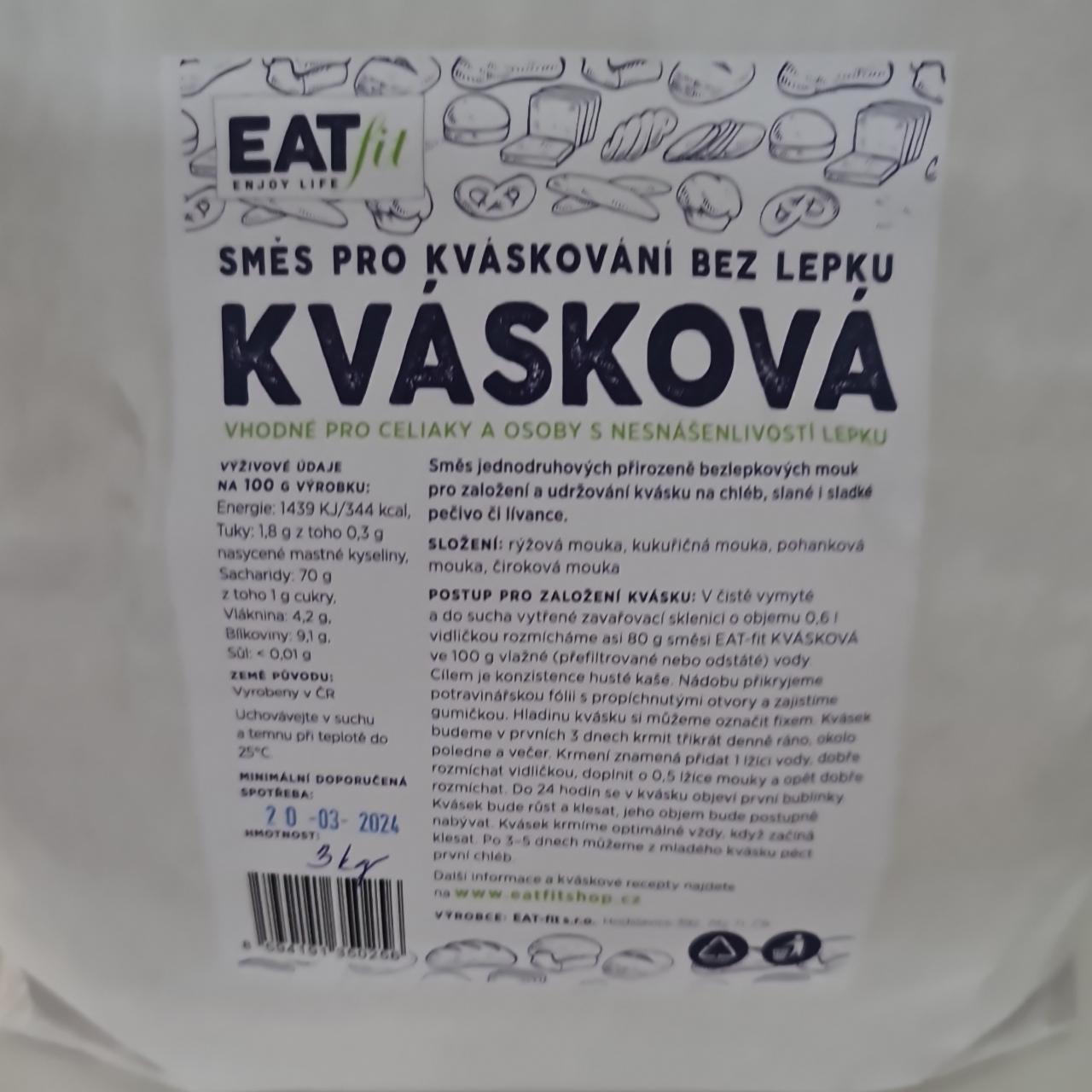 Fotografie - Kvásková směs EAT fit