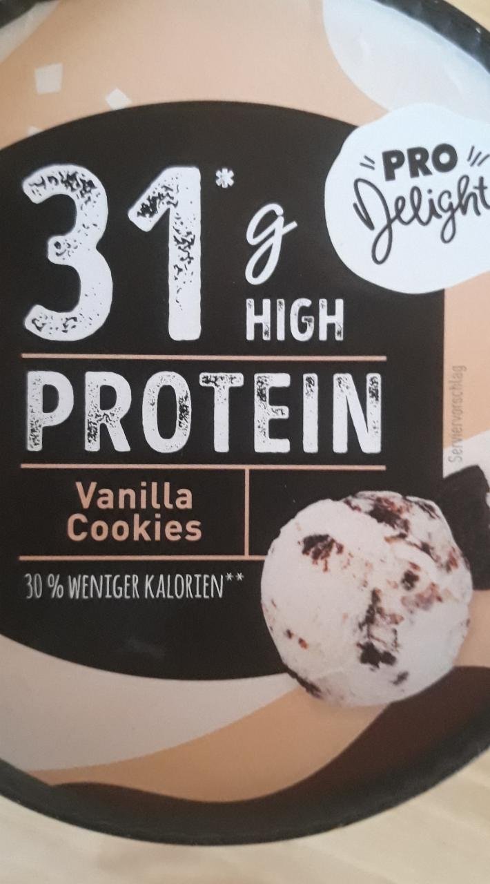 Fotografie - Pro delight proteinová zmrzlina vanilla cookies