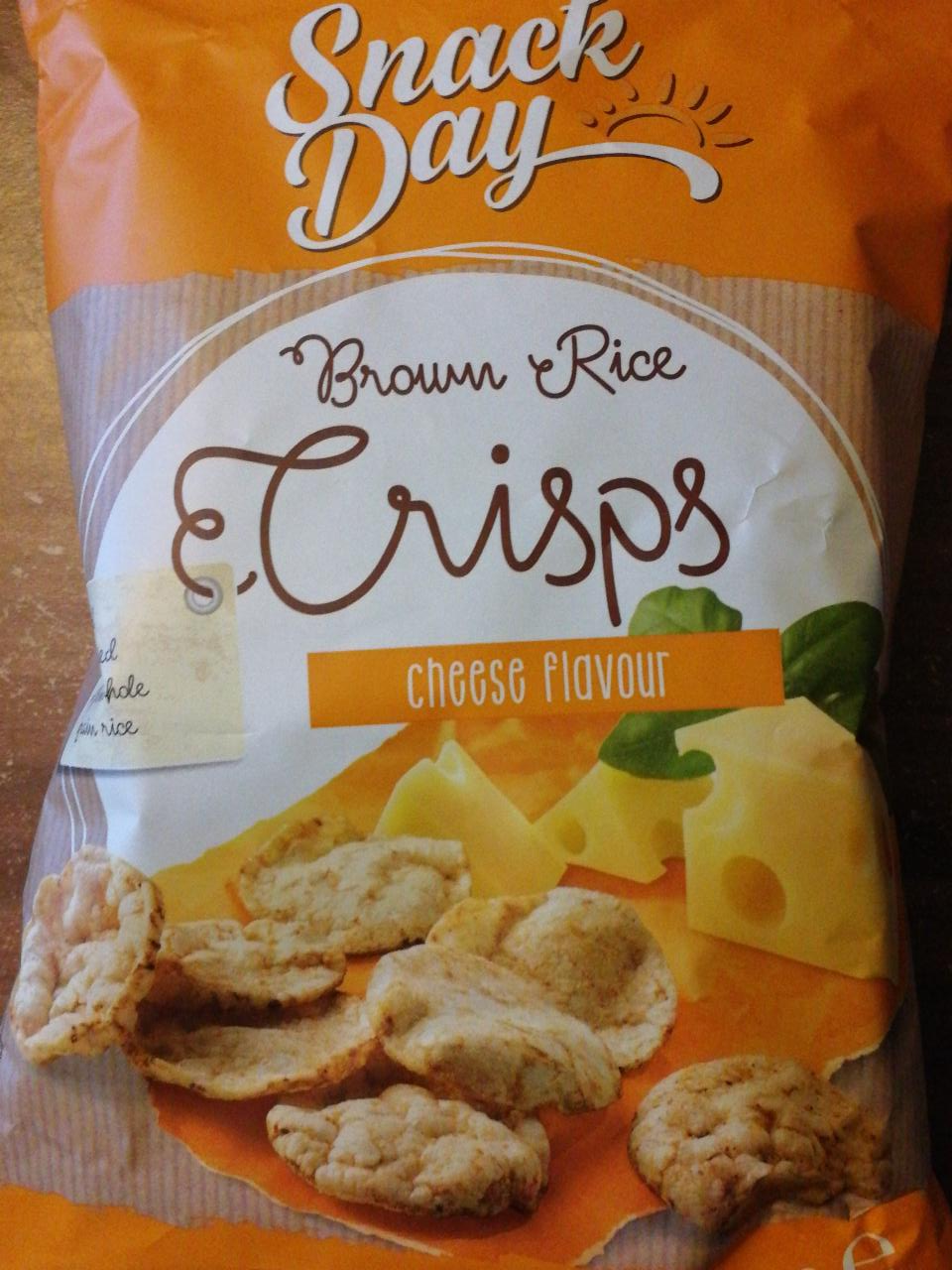 Fotografie - Brown Rice Crisps cheese flavour Snack Day