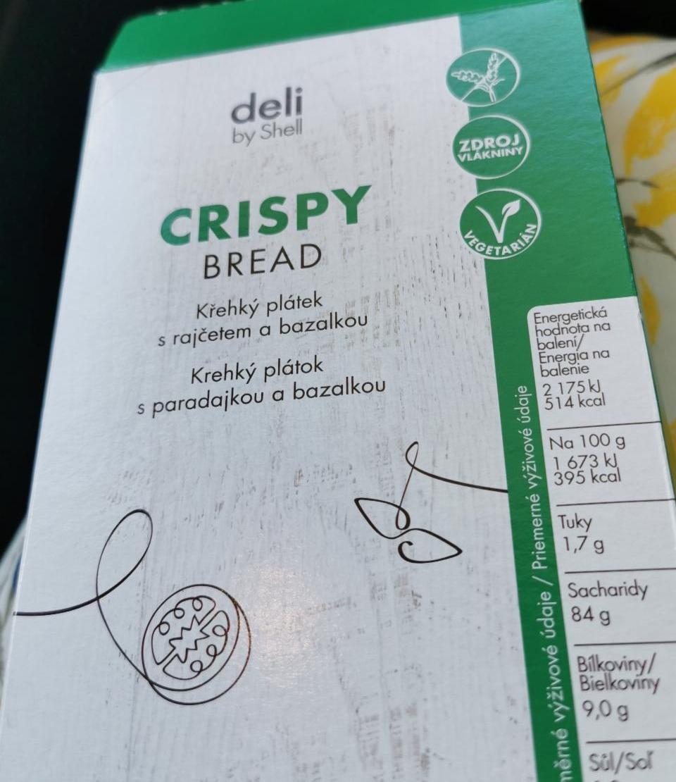 Fotografie - Crispy Bread rajče bazalka Deli by Shell
