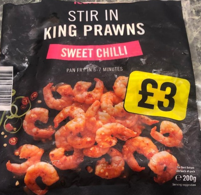 Fotografie - Krevety se sladkým chilli Stir in king prawns sweet chilli