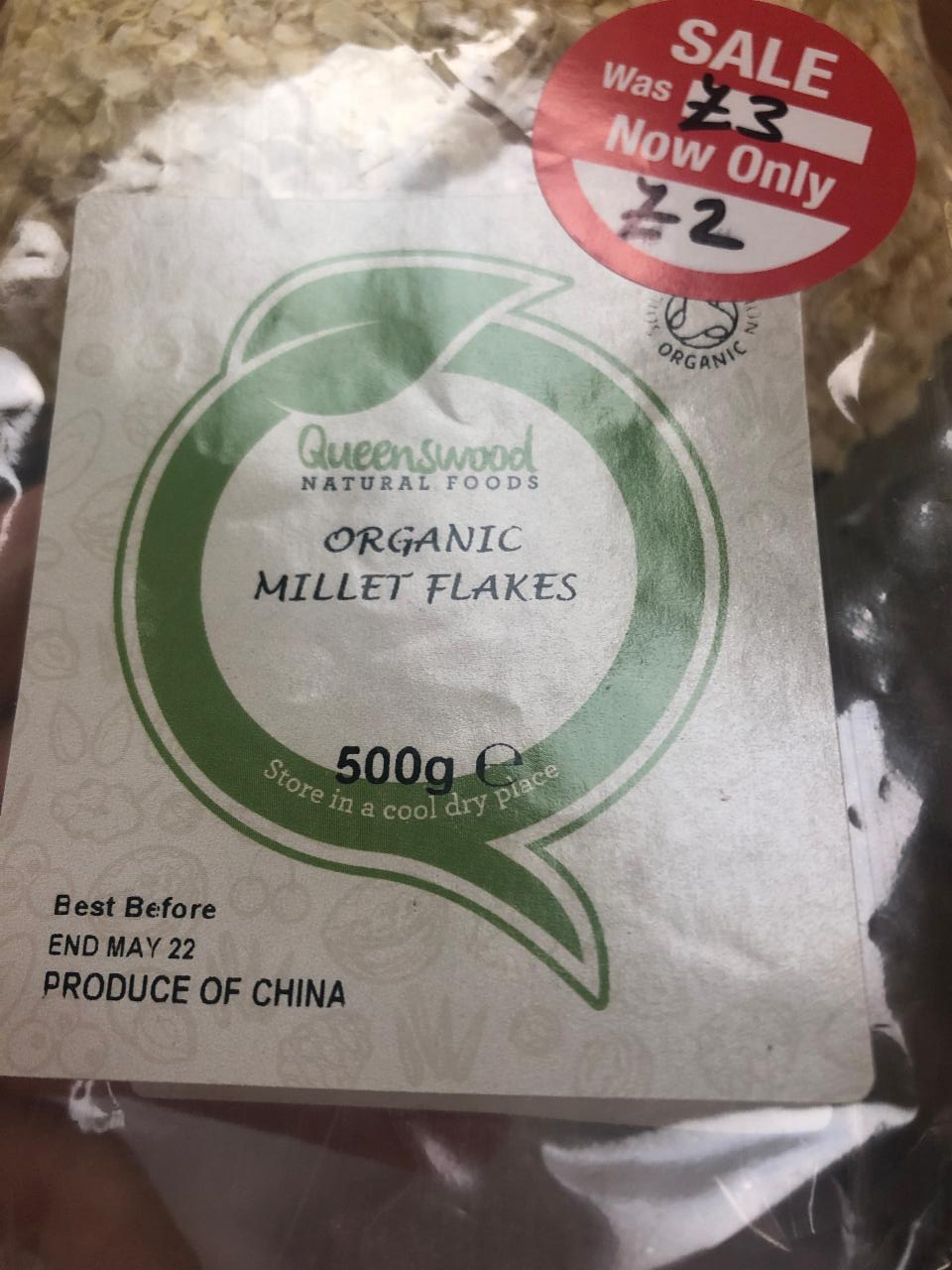Fotografie - Organic millet flakes Queenswood