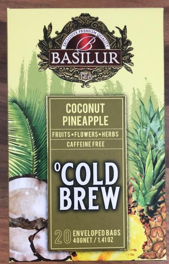 Fotografie - Cold Brew Coconut Pineapple Basilur tea