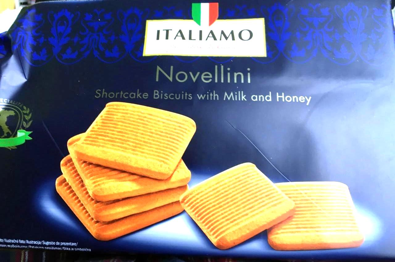 Fotografie - Novellini shortcake biscuits with milk and honey Italiamo