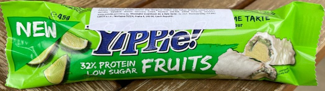Fotografie - Yippie! 32% Protein Fruits Lime Tarte Weider