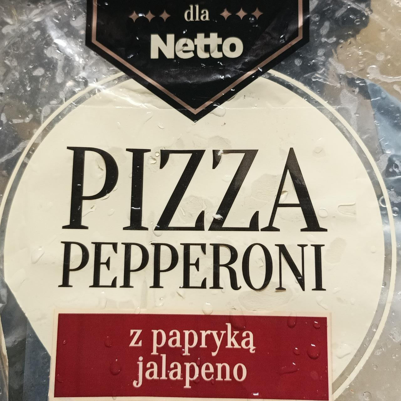 Fotografie - Pizza pepperoni z papryka jalapeno Netto