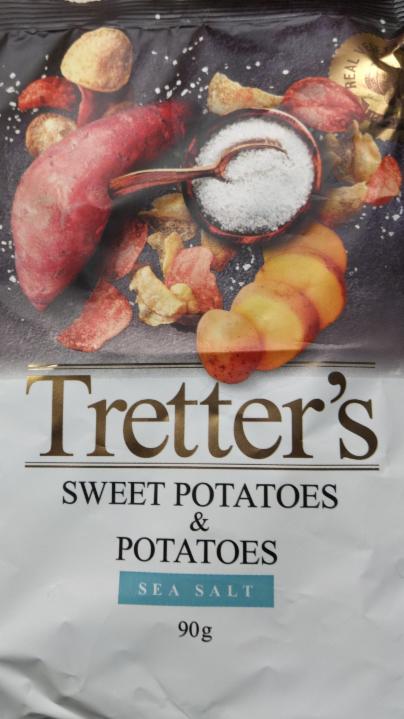 Fotografie - zeleninové chipsy Tretters batáty&brambory
