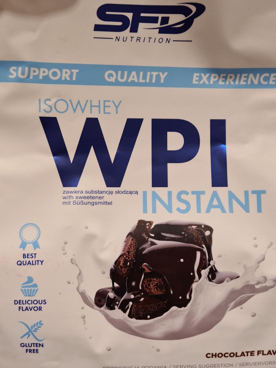 Fotografie - WPI Isowhey Instant Chocolate flavour SFD Nutrition