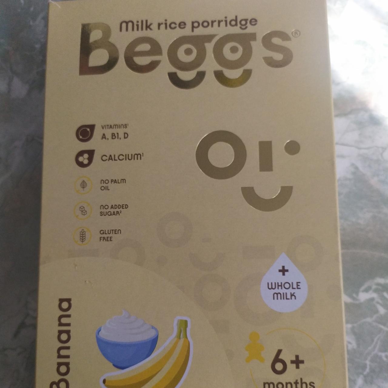 Fotografie - Milk rice porridge Banana Beggs