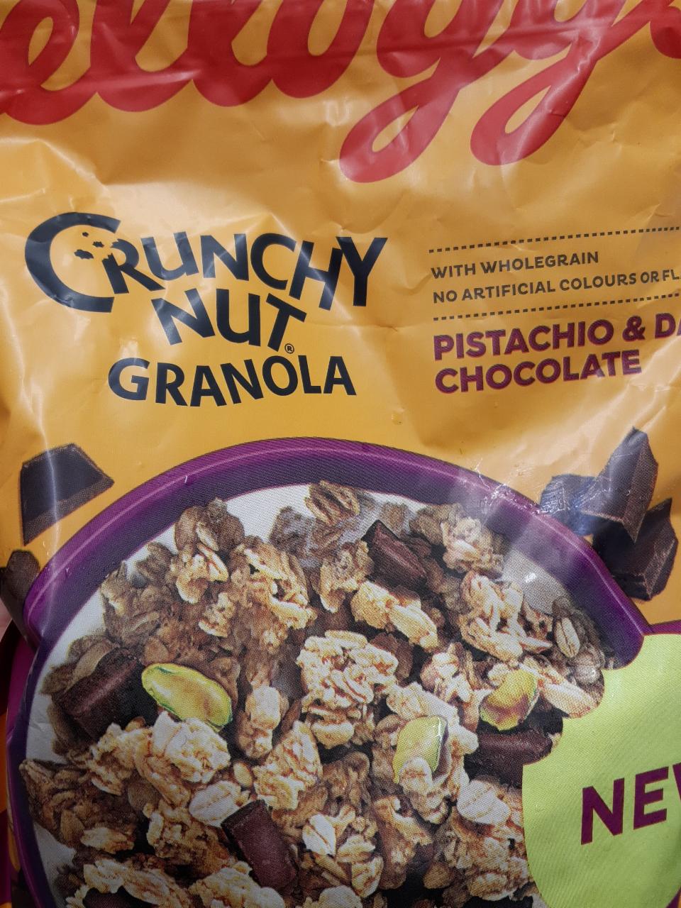 Fotografie - Crunchy Nut Granola Pistachio & Dark Chocolate Kellogg's