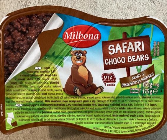 Fotografie - safari choco bears Milbona