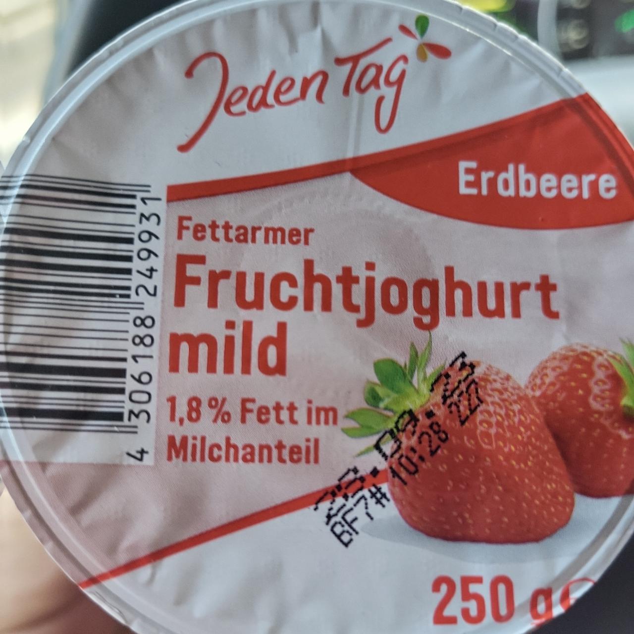 Fotografie - Fettarmer Fruchtjoghurt mild 1,8% Fett Jeden Tag