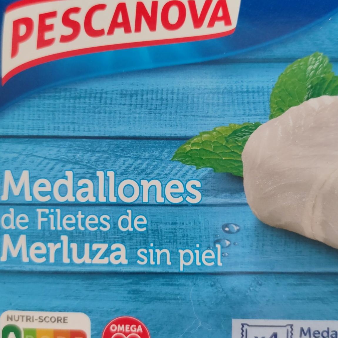 Fotografie - Medallones de Filetes de Merluza sin piel Pescanova