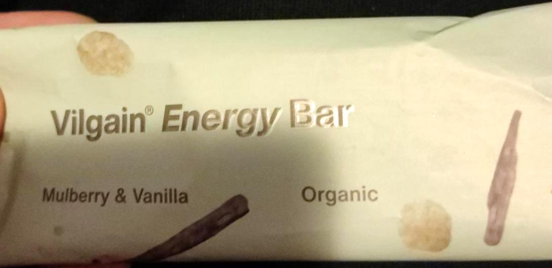Fotografie - Organic Energy Bar Mulberry & Vanilla Vilgain