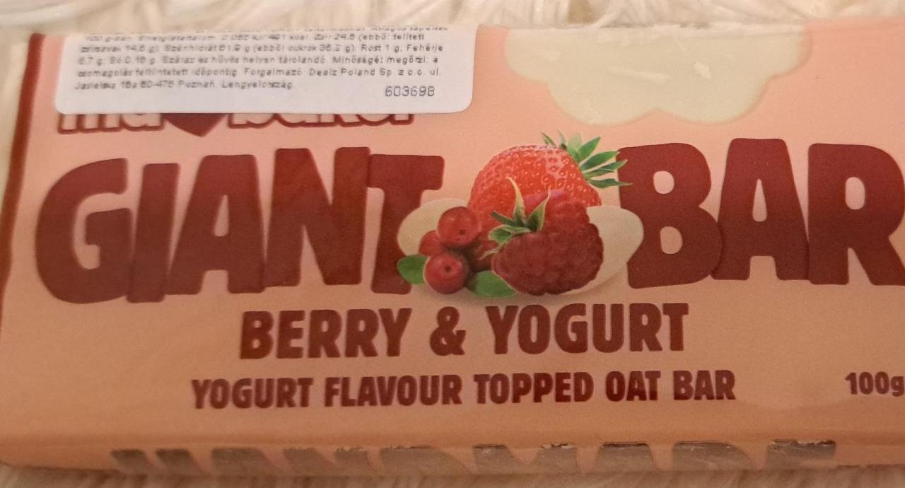 Fotografie - Giant Bar Berry & Yogurt Ma Baker
