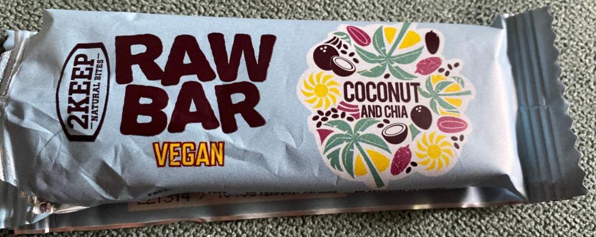 Fotografie - Raw Bar Vegan Coconut and Chia 2Keep
