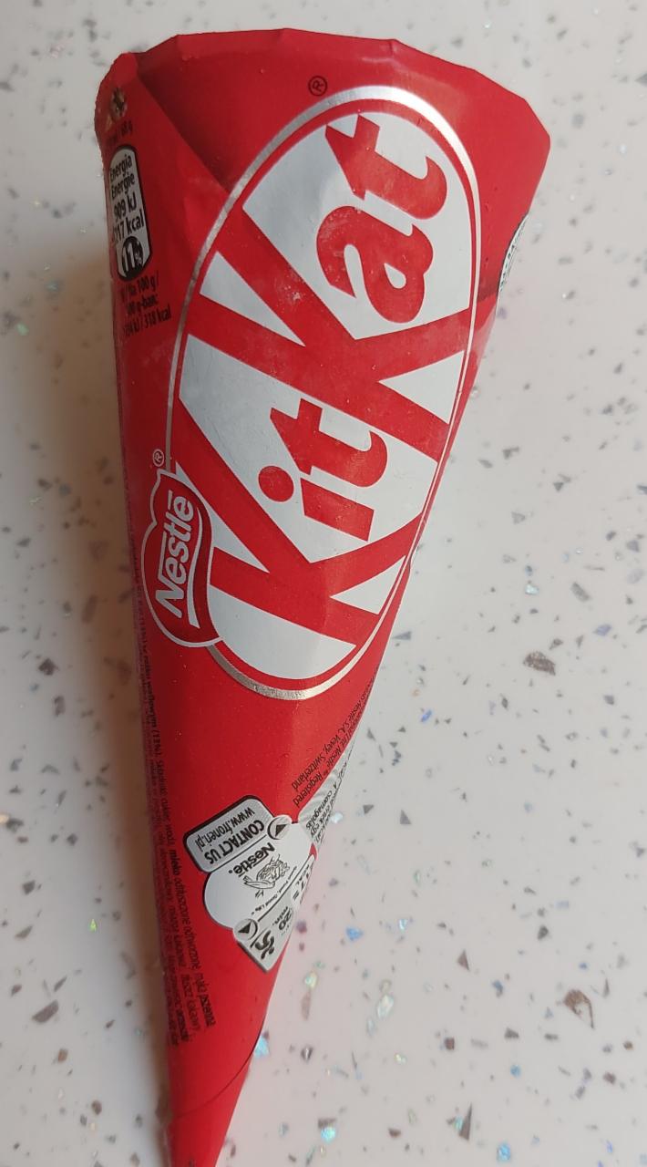 Fotografie - KitKat kornout mražený krém Nestlé