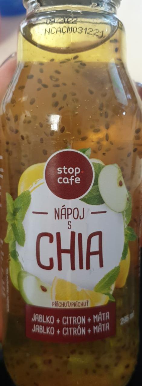 Fotografie - Nápoj s chia semínky jablko+citron+máta Stop Cafe