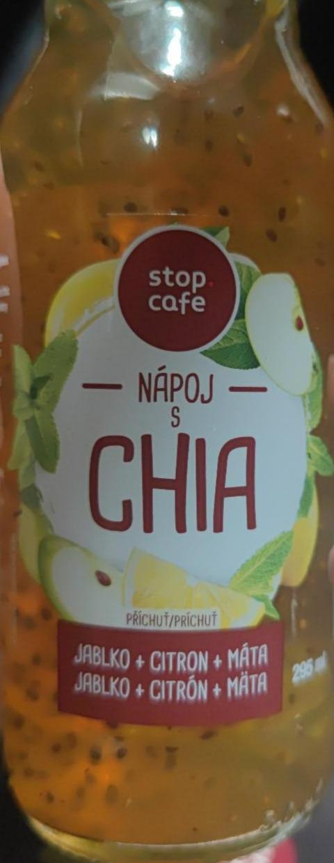 Fotografie - Nápoj s chia semínky jablko+citron+máta Stop Cafe