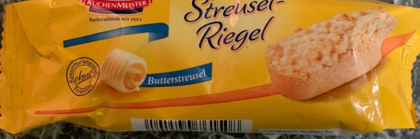 Fotografie - streusel-riegel butter