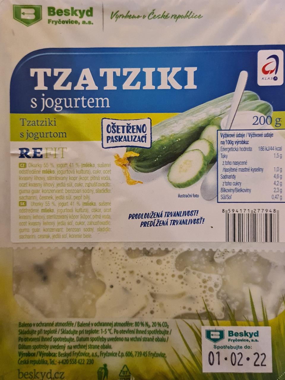 Fotografie - Tzatziki s jogurtem Beskyd Fryčovice 2