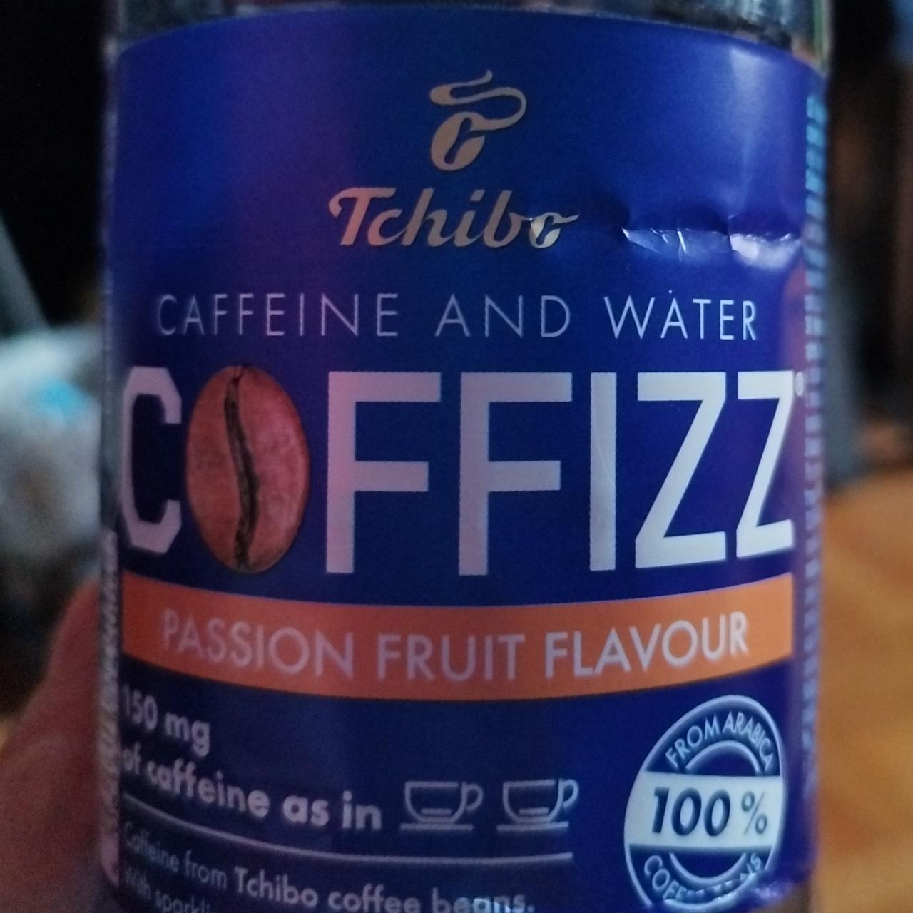 Fotografie - Caffeine and water Coffizz Passion fruit flavour Tchibo