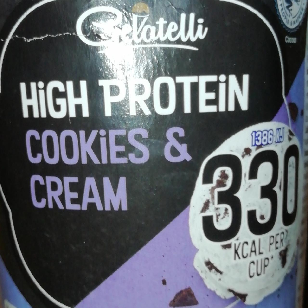 Fotografie - High Protein Cookies & Cream Gelatelli