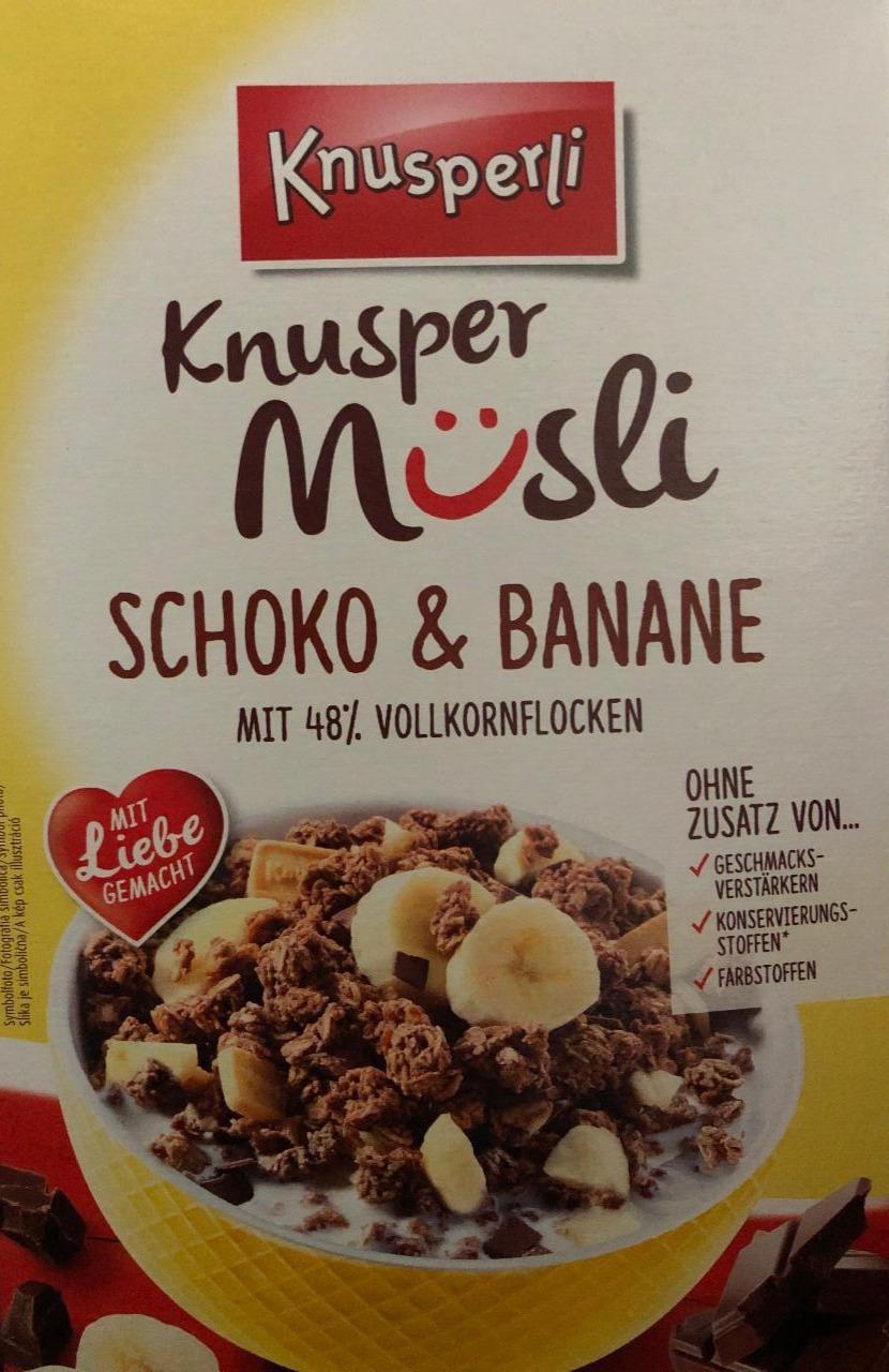 Fotografie - Knusper müsli choko&banane Knusperli
