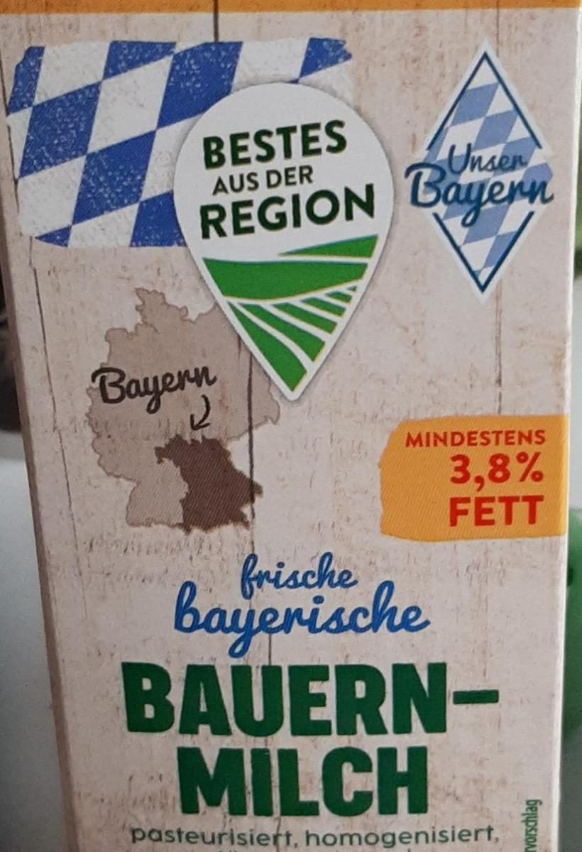 Fotografie - Frische Bayerische Bauernmilch Bestes aus der region