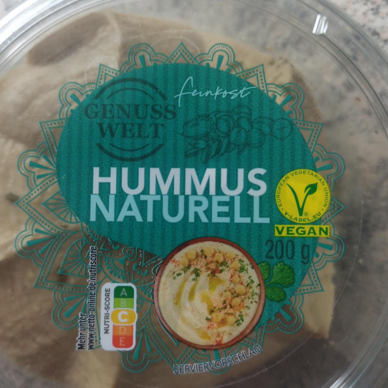 Fotografie - Hummus naturell Genuss Welt