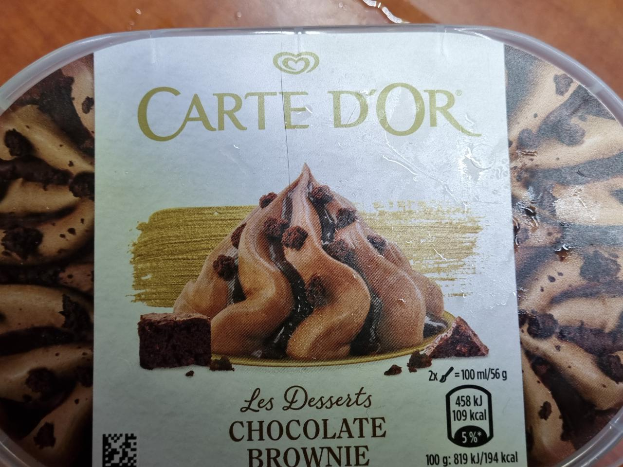 Fotografie - zmrzlina Carte d'Or Chocolatte Brownie
