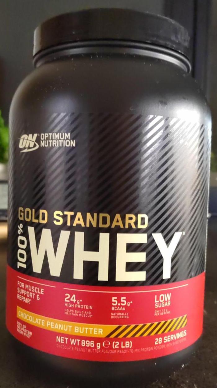 Fotografie - Gold Standard Whey 100% Chocholate Peanut Butter Optimum Nutrition