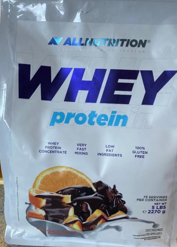Fotografie - Whey protein čokoláda pomeranč Allnutrition