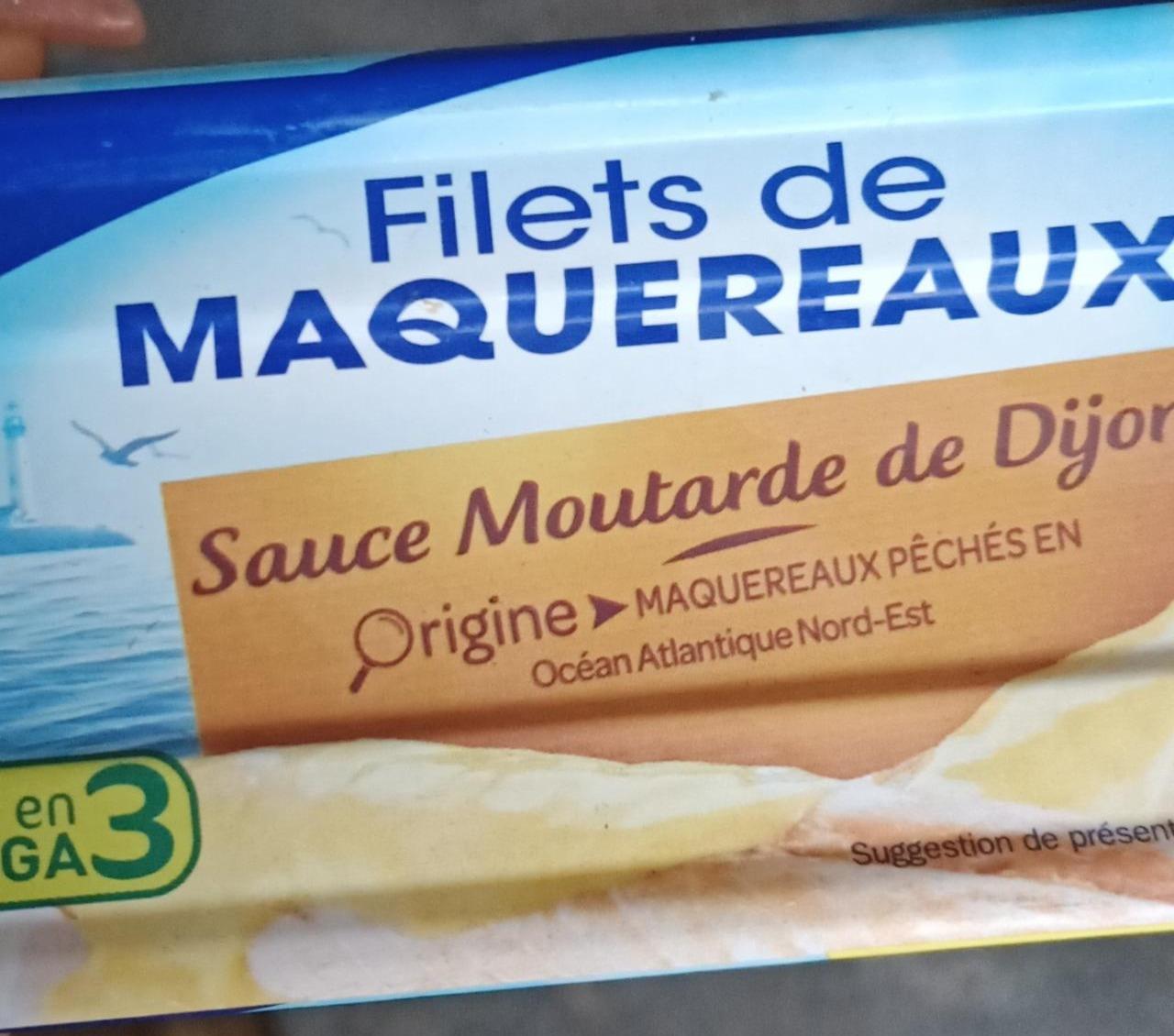 Fotografie - Filets de Maquereaux Sauce Moutarde de Dijon Pêche Océan