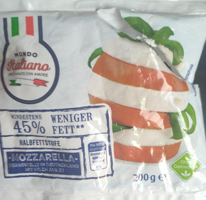 Fotografie - mozzarella weniger fett Mondo Italiano