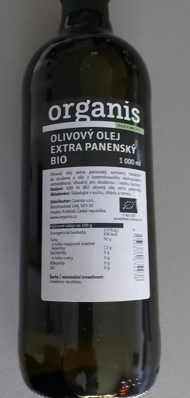 Fotografie - Bio Olivový olej extra panenský Organis