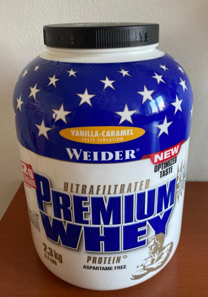 Fotografie - Premium Whey Protein Vanilla Caramel Weider