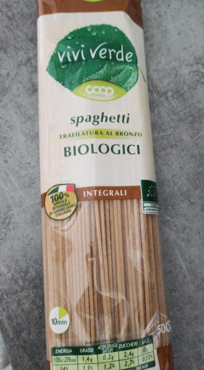 Fotografie - spaghetti biologici