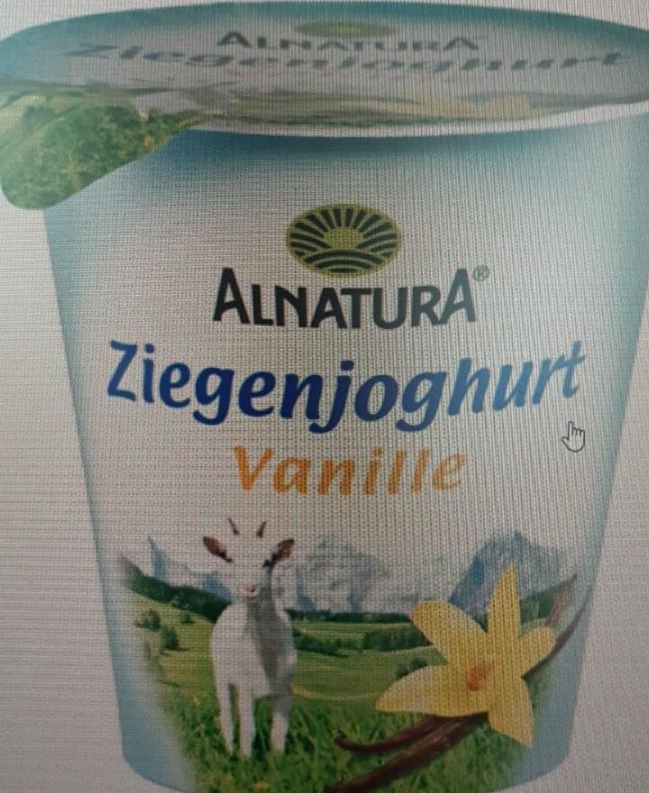 Fotografie - Kozí jogurt vanilka Alnatura ziegenjoghurt