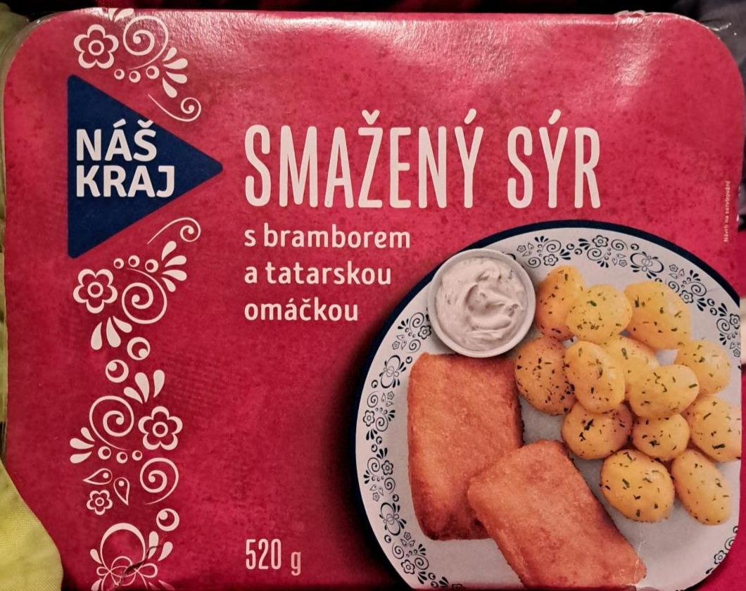 Fotografie - Smažený sýr s bramborem a tatarskou omáčkou Náš kraj